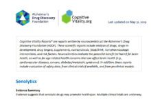 Cognitive Vitality Reports