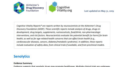Cognitive Vitality Reports
